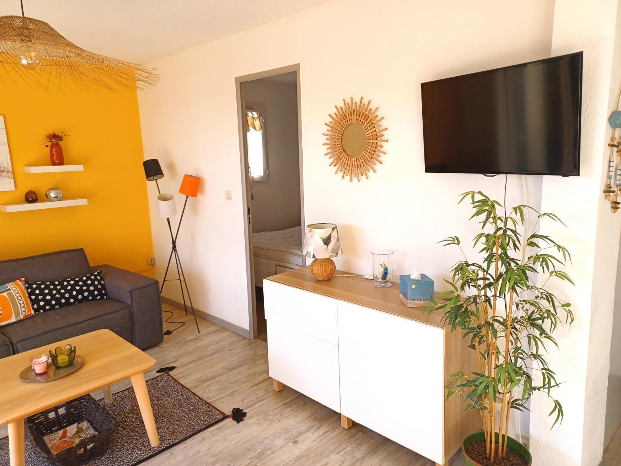 Plain-Pied Jardin 6 Personnes Clim Vue Mer Parking Wifi Terrasse Piscine Dans La Residence Saint-Pierre-la-Mer  Dış mekan fotoğraf