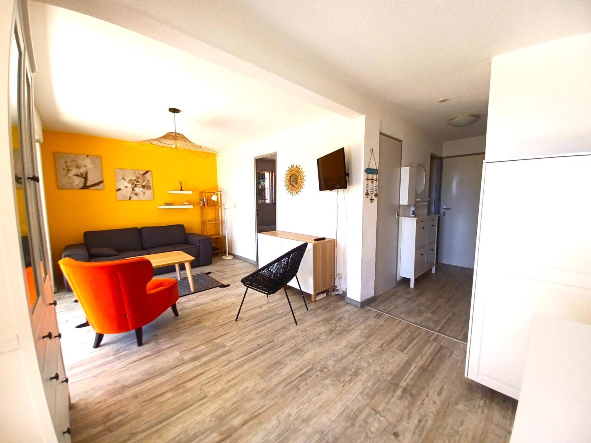 Plain-Pied Jardin 6 Personnes Clim Vue Mer Parking Wifi Terrasse Piscine Dans La Residence Saint-Pierre-la-Mer  Dış mekan fotoğraf
