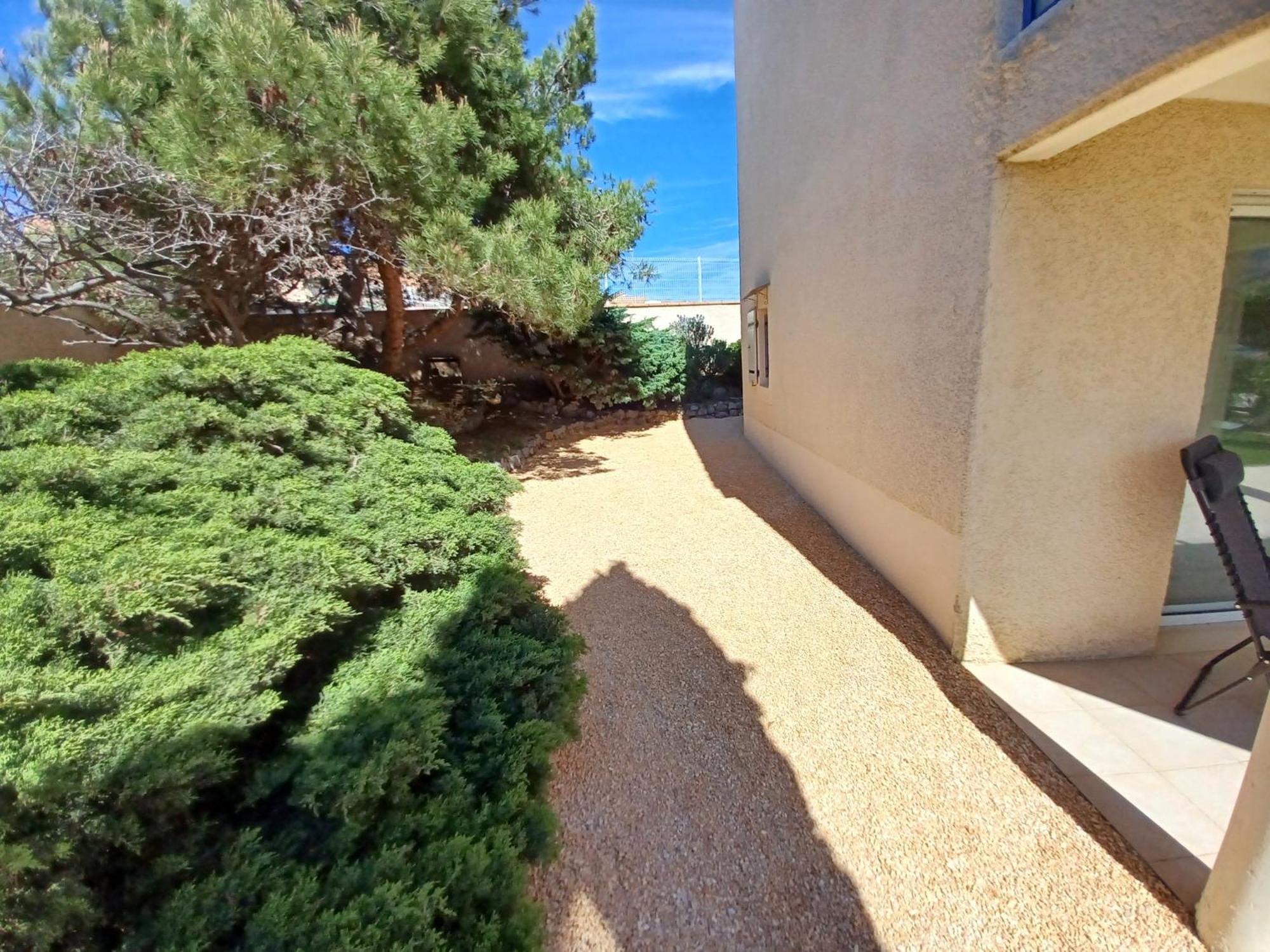 Plain-Pied Jardin 6 Personnes Clim Vue Mer Parking Wifi Terrasse Piscine Dans La Residence Saint-Pierre-la-Mer  Dış mekan fotoğraf